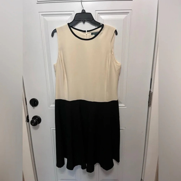 Lauren by Ralph Lauren Color Block Dress 16 - Picture 1 of 12